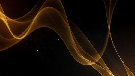 Elegant high-end composition with shimmering golden dust.