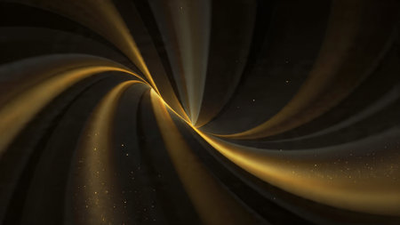 Refined black and gold gradient with smooth shine.