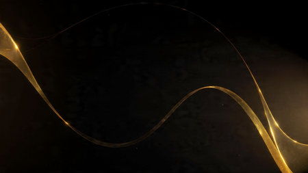 Black and gold modern abstract for corporate branding.の写真素材