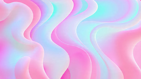 Abstract blue smoke floating on dark background