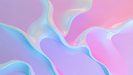 Iridescent holographic shine background