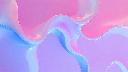 Neon cyberpunk abstract scene