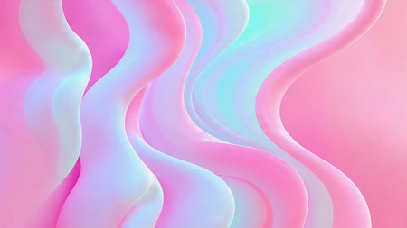 Vibrant orange neon abstract lighting