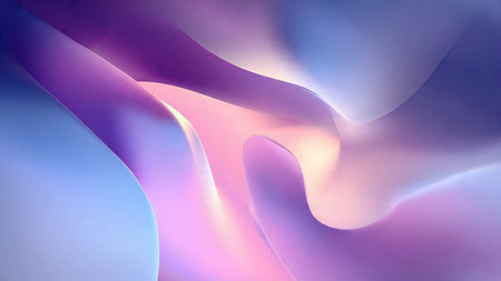 Sci-fi glowing tunnel abstract