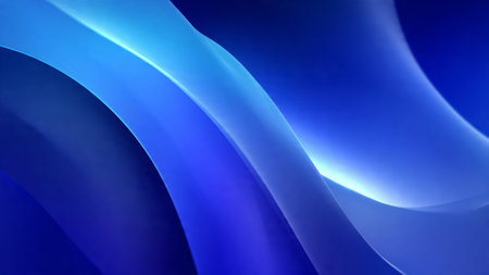 Electric dark blue abstract