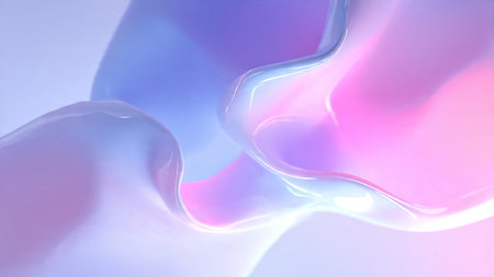 Abstract pink cloudy gradient background