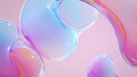 Modern glassmorphism blurred colorful background