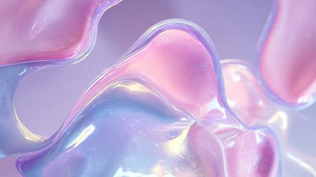 Cosmic abstract nebula with star particles
