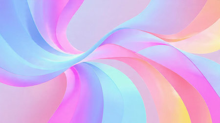 Abstract 3D mesh wave structure