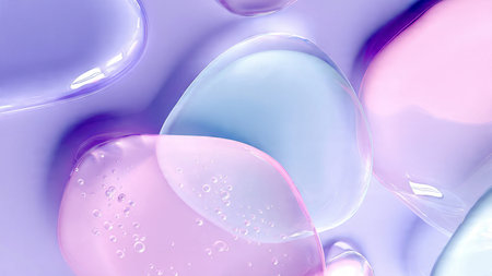 Modern glassmorphism blurred colorful background