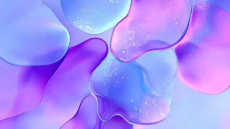 Sci-fi glowing tunnel abstract