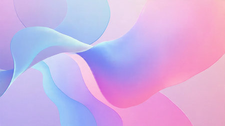 Flowing energy waves with motion blur