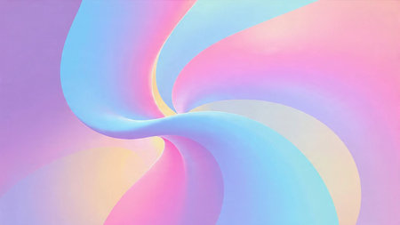 Modern low poly abstract surfaceの写真素材