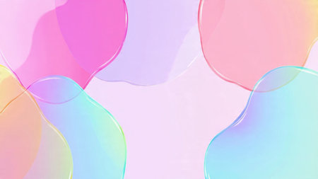Bright gradient mesh