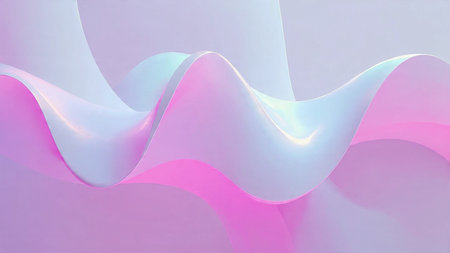 Sci-fi glowing tunnel abstract