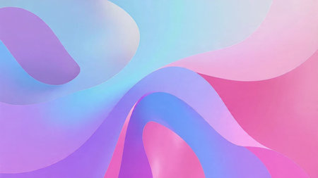 Soft cyan blurred gradient backgroundの写真素材