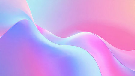 Abstract pink cloudy gradient background