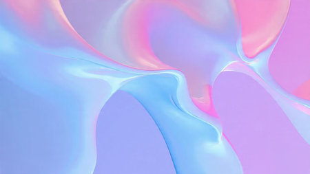 Futuristic glowing purple tunnel