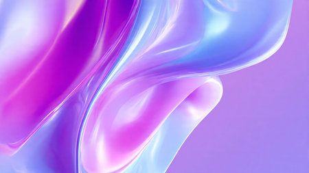 Black flowing abstract wave lines