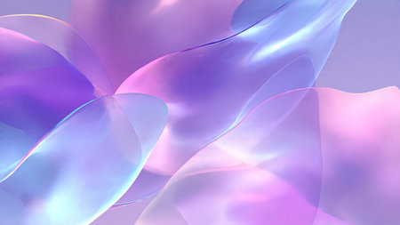 Fluid purple paint flowing abstract texture