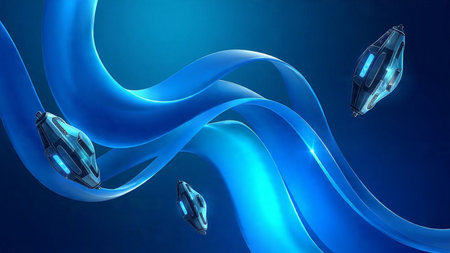 Fluid purple paint flowing abstract textureの写真素材