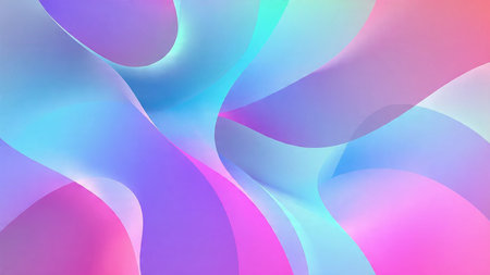 Blend purple blue abstract