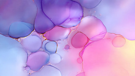 Space light rays abstract