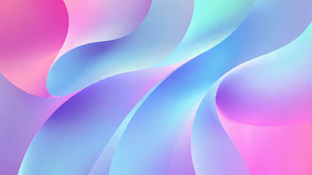 Glowing neon tunnel perspective background
