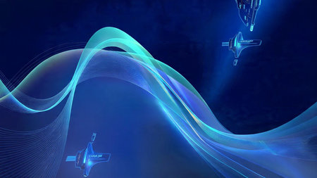 Soft glowing orbs background