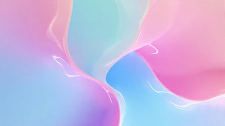 3D smooth abstract wave surface