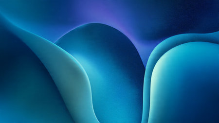 Sci-fi glowing tunnel abstract