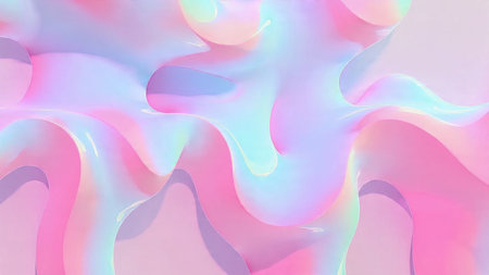Flowing golden wave texture