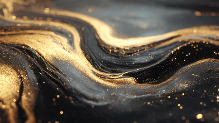 Black platinum high contrast metallic backdrop with polished finish.