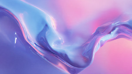 Modern navy and rose gold metallic abstract scene with elegant highlights and soft particles.