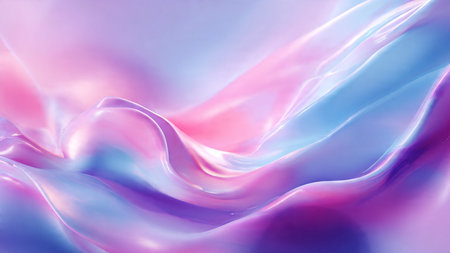 Abstract and fluid metallic backdrop with elegant luminous particles and refined detail.