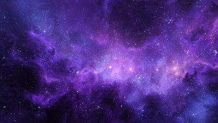 Star field in space a nebulae and a gas congestion.