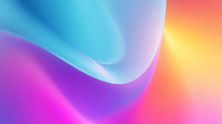 abstract multicolored background with smooth lines and waves in it