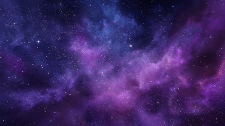 Star field in space a nebulae and a gas congestion.