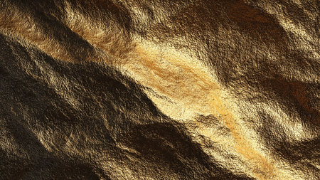 golden texture background for design. 3d rendering - illustration.