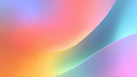 abstract colorful background with curved lines in rainbow colors, abstract background