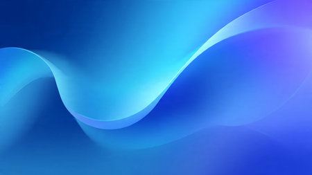 abstract blue background with some smooth lines in it (see portfolio for more in this series)