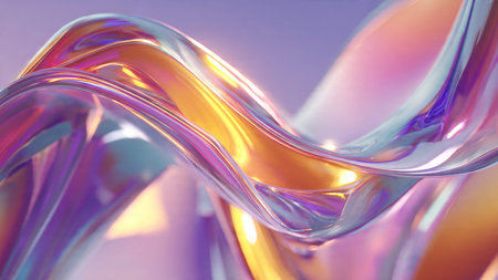 Elegant layered paper design with subtle curves.