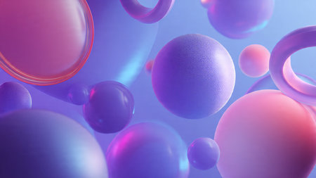Soft layered abstract curves creating a modern design background.