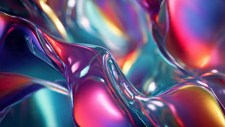 Elegant layered curves forming modern abstract art.の写真素材