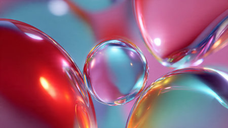 Smooth liquid curves forming a futuristic digital artwork.