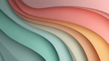 Glass transparent shapes forming abstract digital art.