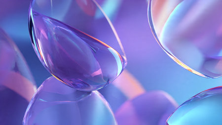 Smooth layered abstract design with elegant pastel tones.