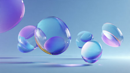 Elegant pastel podium stage for product advertising.