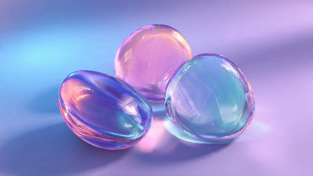 Clean product display podium with soft studio shadows.の写真素材