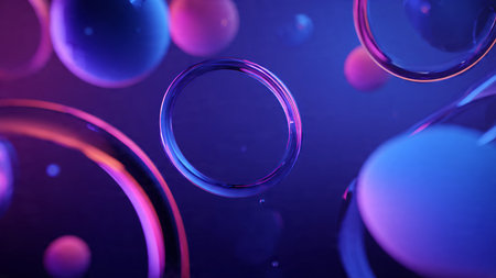 Dynamic liquid form creating a modern futuristic 3D background.